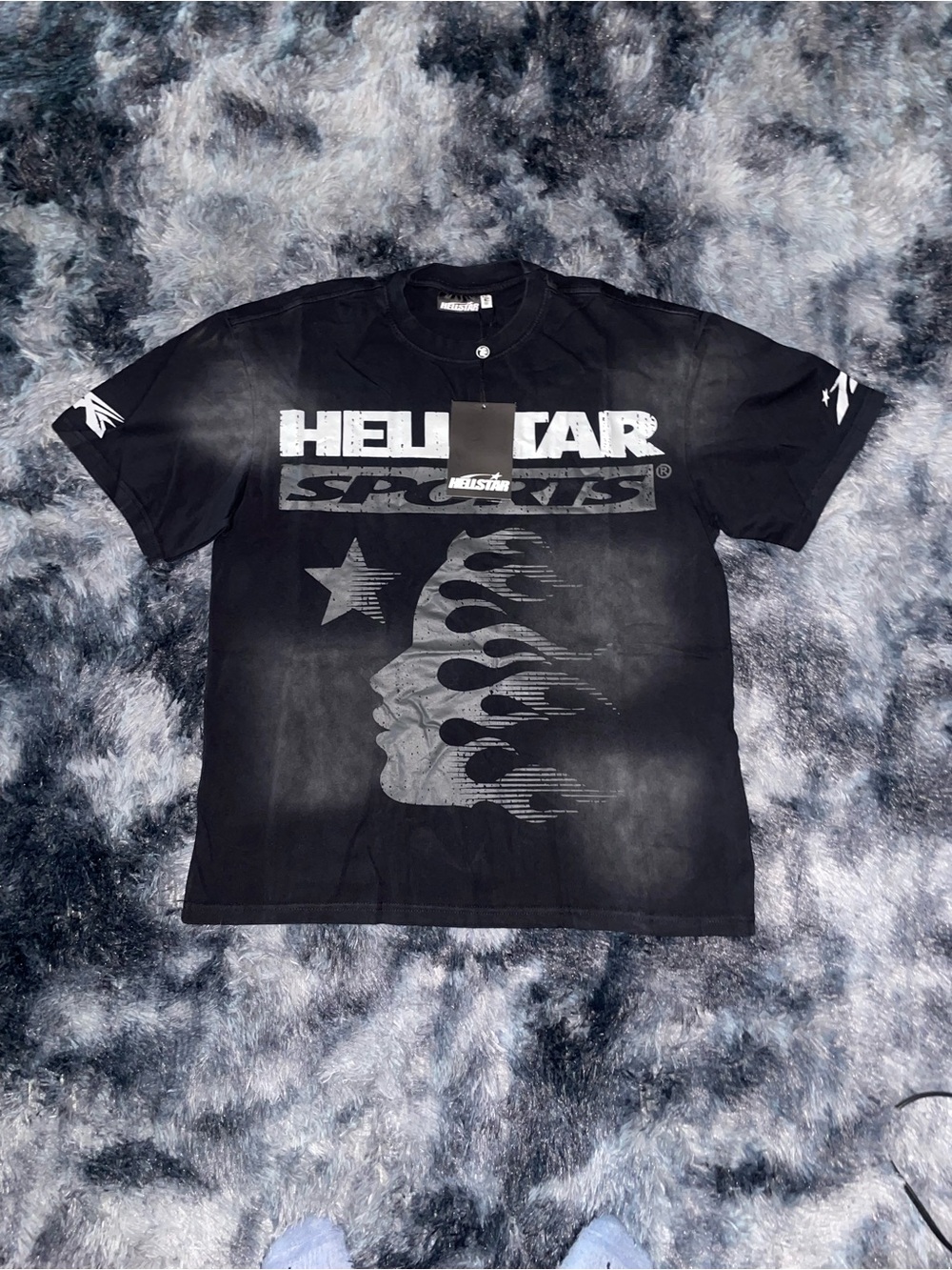 Hellstar Black Graphic T-Shirt
